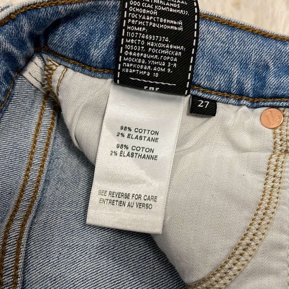 7 For All Mankind high waist skinny jeans NWT - Picture 7 of 8